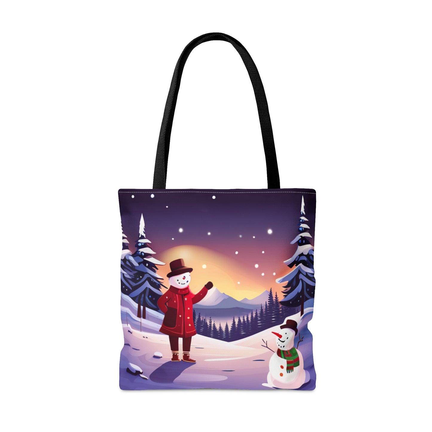 Happy Snowman Tote Bag