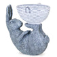Laying Rabbit w/Basket 7"L x 7"H Resin