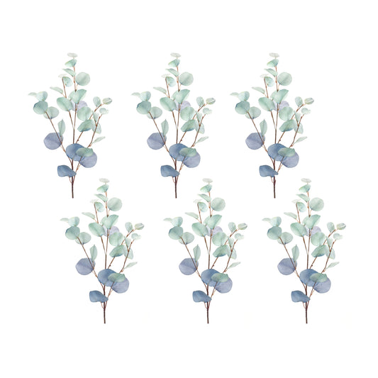 Eucalyptus Spray (Set of 6) 34"H Polyester
