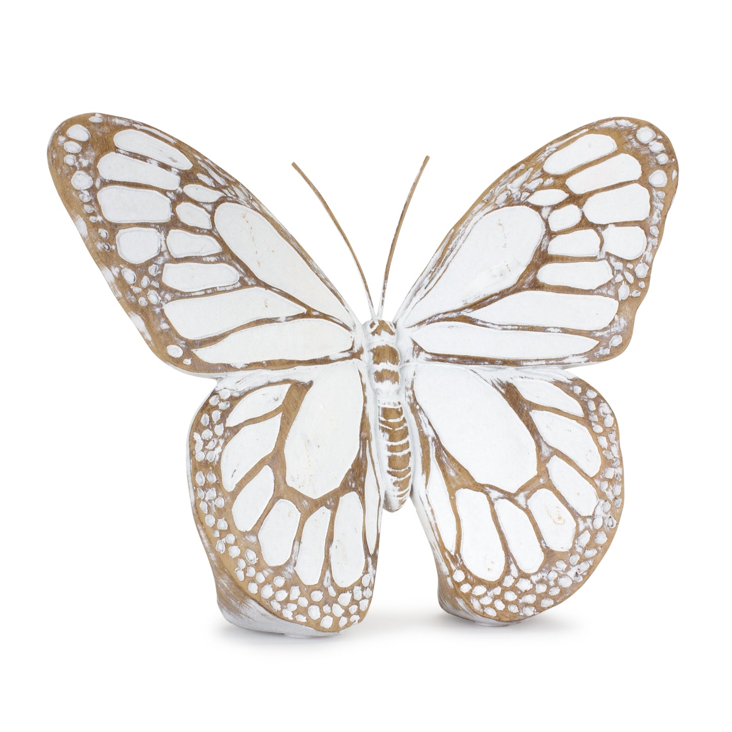 Butterfly (Set of 3) 6.75"L x 5.5"H, 7"L x 5.5"H, 7.25"L x 5.75"H Resin