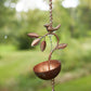 Bird Rain Chain 70"L Iron