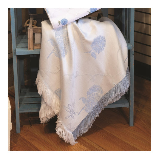 Etre Fleur Blue Rayon Throw 50x60