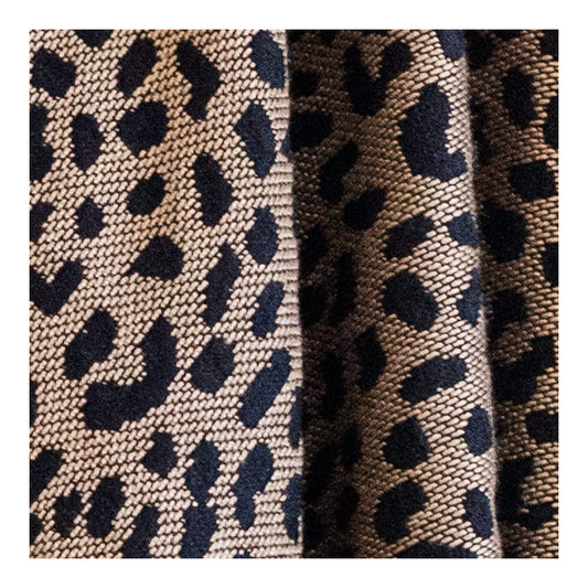 Leopard Black/Tan 48X60 Rayon