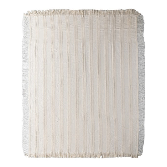 Olive Branch 2-Layer Tapestry Throw