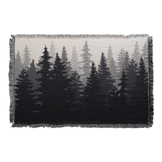 Tree 2 Layer Woven Throw 50" x 60"