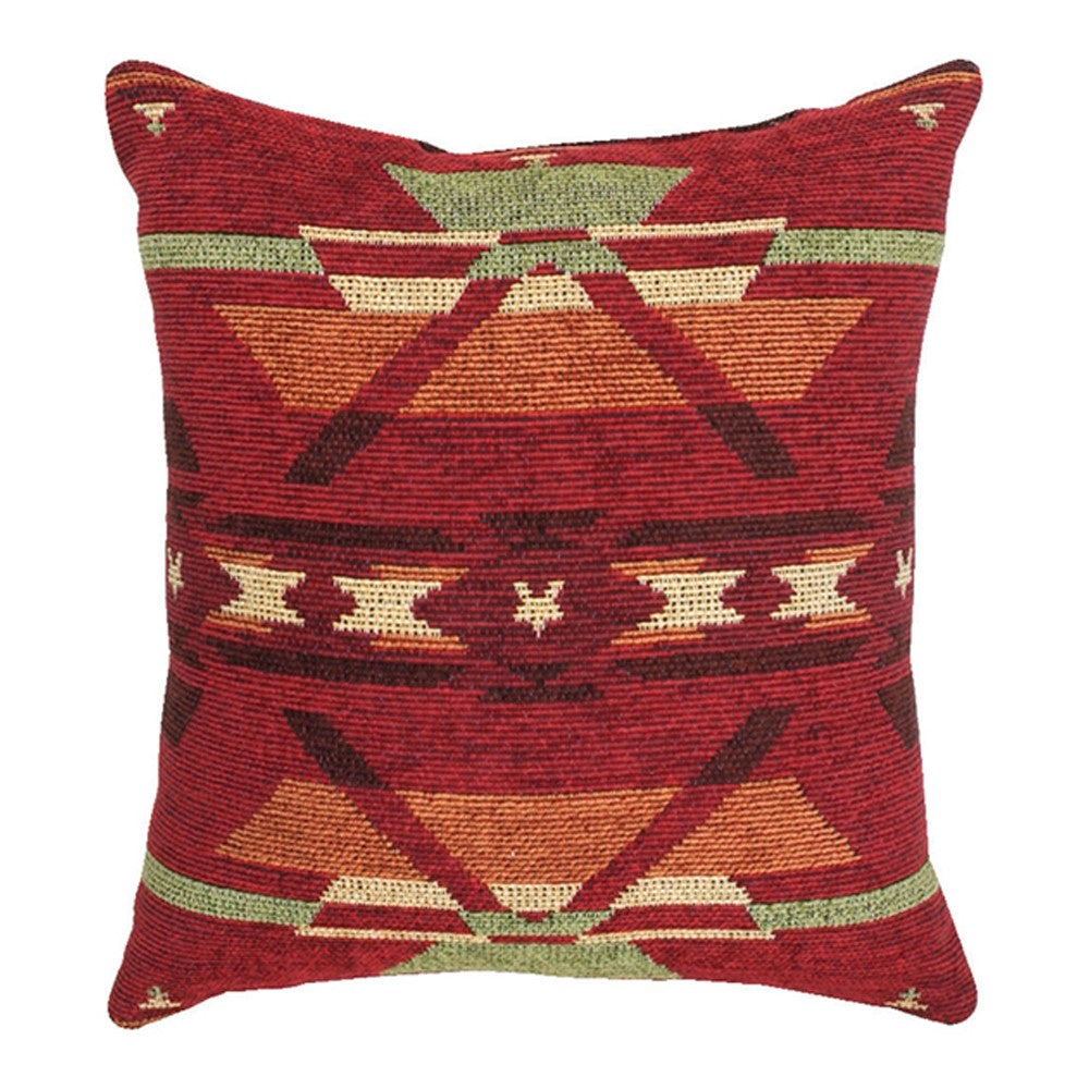 Flame Tapestry Pillow 20" Throw Pillow