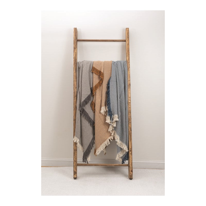 Heirloom-quality Mini Box Grey Tapestry Throw 46x67 Woven Throw