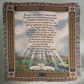 23rd Psalm Heirloom Woven Tapestry Throw 55x57, Easter, Mothers Day, Fathers Day
