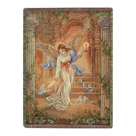 Angel of Light Tapestry Throw-50X60 Woven Throw