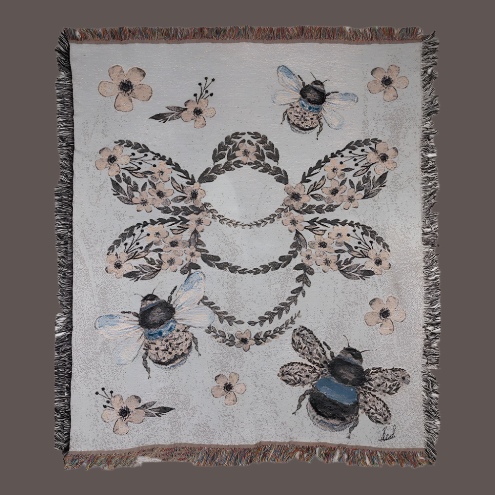 BEE NOIR 50X60 Woven Throw