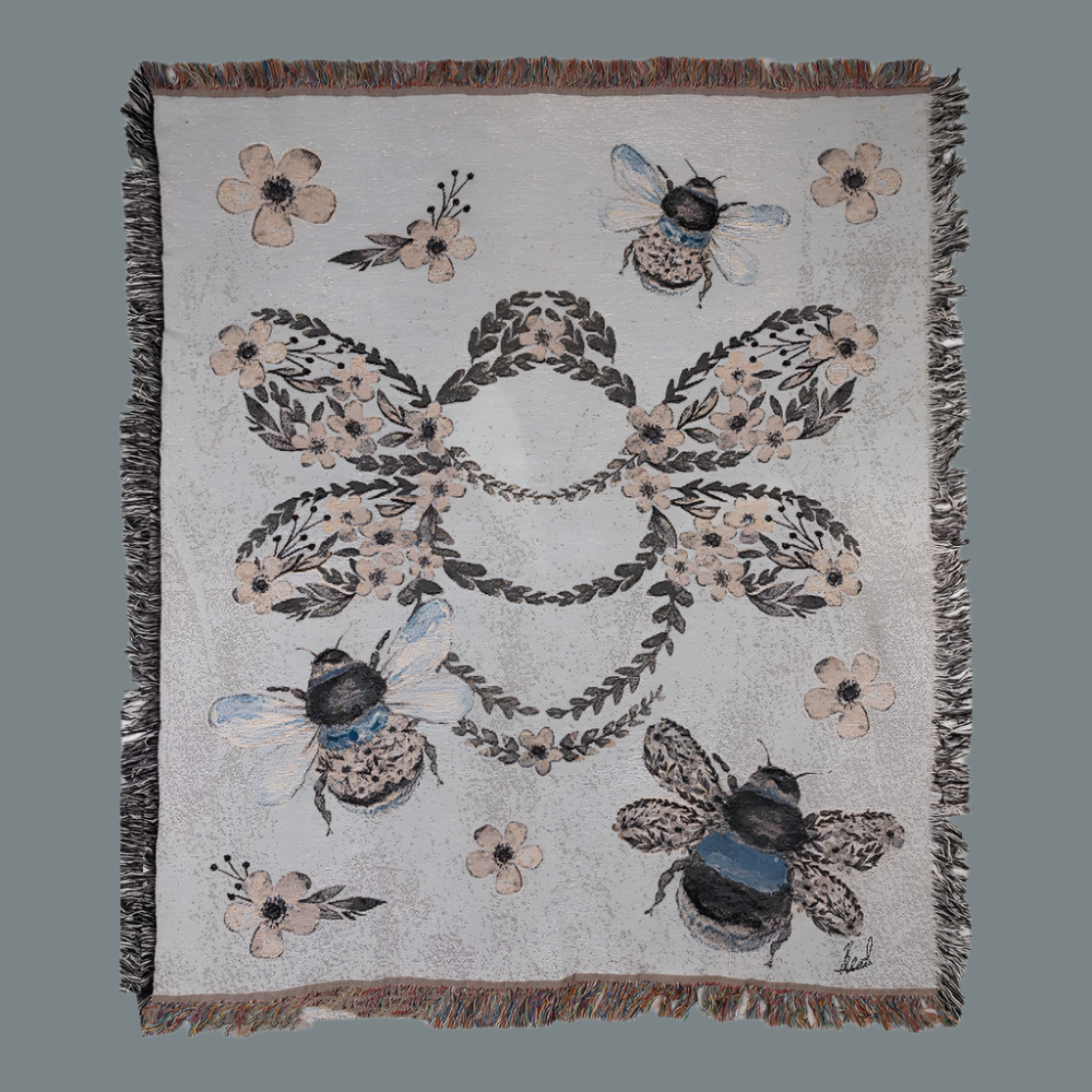 BEE NOIR 50X60 Woven Throw