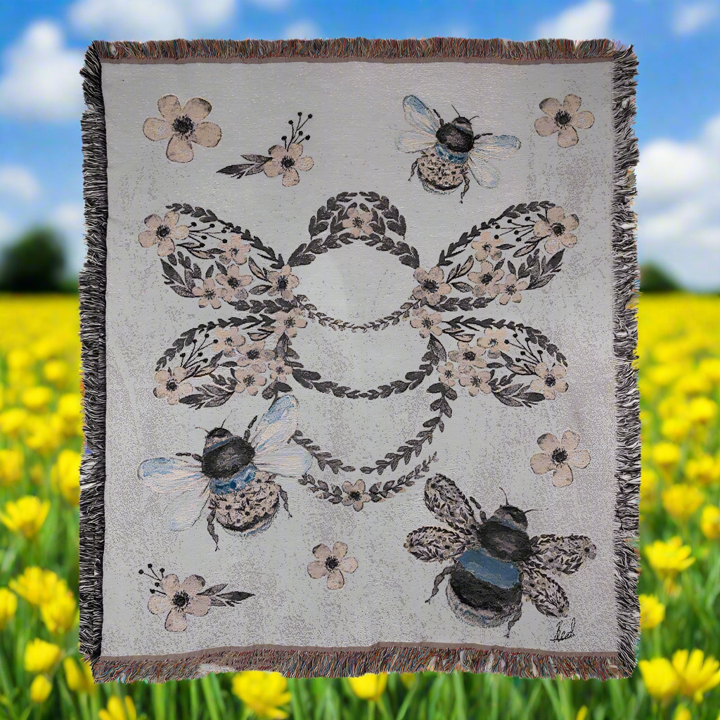 BEE NOIR 50X60 Woven Throw