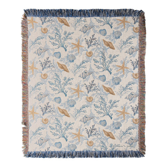 Beach Vibes Tapestry Throw 50x60 Woven