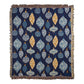 Blue White Christmas-50X60 Tapestry Throw