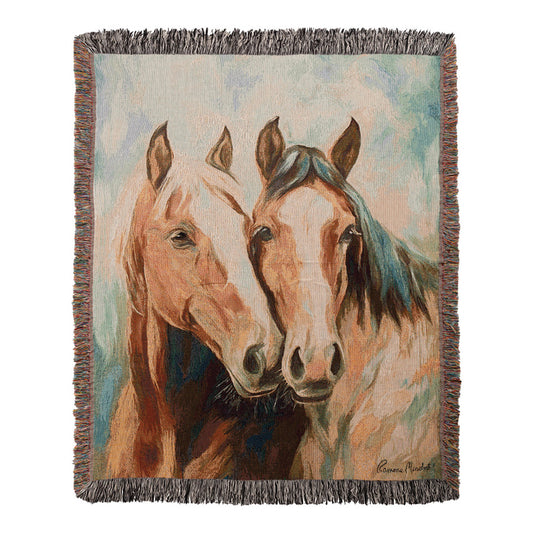 Caballo Magnific Blonde Tapestry Throw 50x60