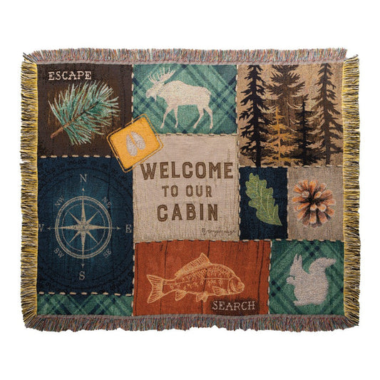 Escape To Nature Tapestry Throw 50" x 60"