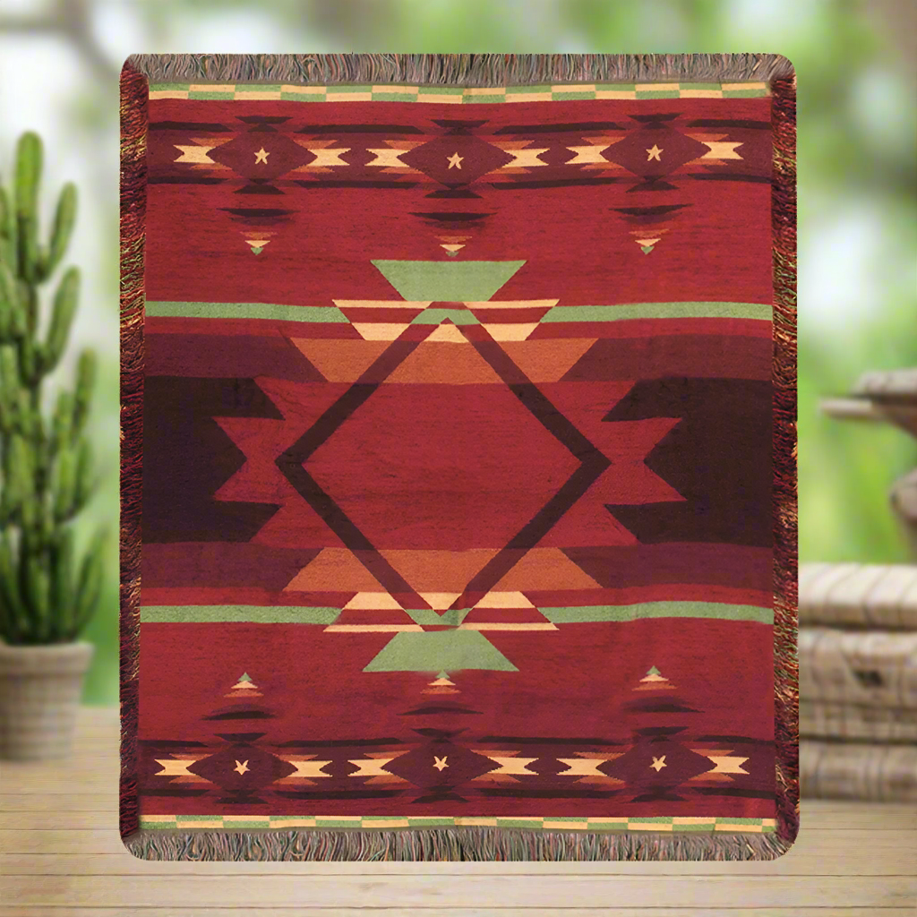 Flame Tapestry Throw 50X60 Woven Throws