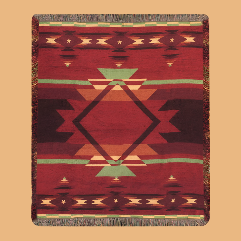 Flame Tapestry Throw 50X60 Woven Throws