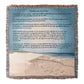 Footprints In The Sand Tapestry Throw - Spanish 50X60