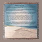 Footprints In The Sand Tapestry Throw - Spanish 50X60