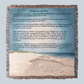 Footprints In The Sand Tapestry Throw - Spanish 50X60