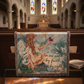 For We Walk By Faith Tapestry Throw 50x60