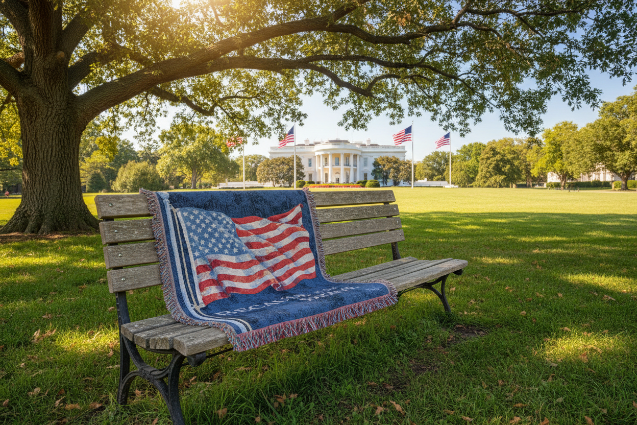 Land of the Free Tapestry Throw 50x60