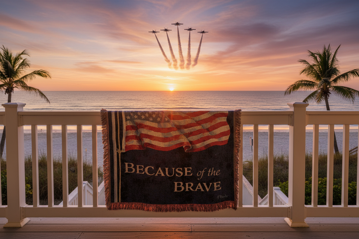 Land of the Free Tapestry Throw 50x60