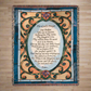 Lord's Prayer Tapestry Throw 50"x60" 100% Cotton