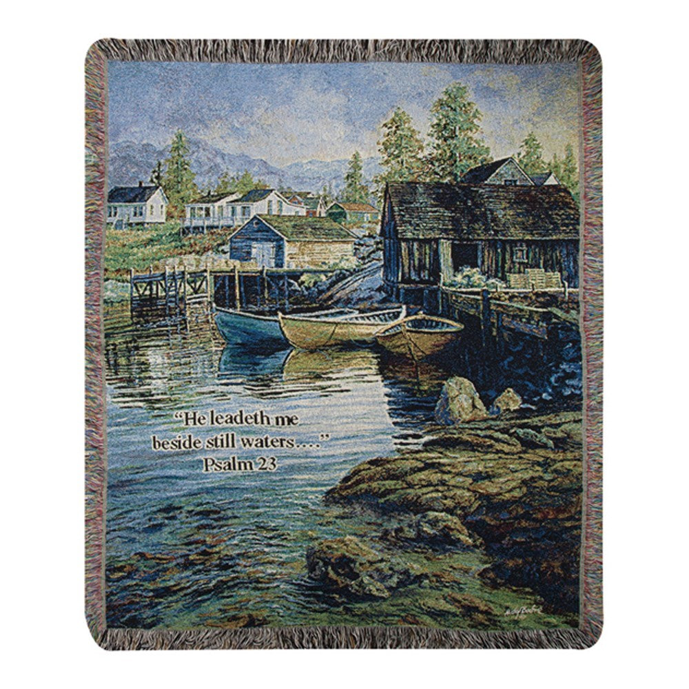 Solitude Tapestry Throw 50"x60" 100% Cotton