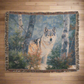 Snowy Silence Tapestry Throw 60x50 Woven Throw