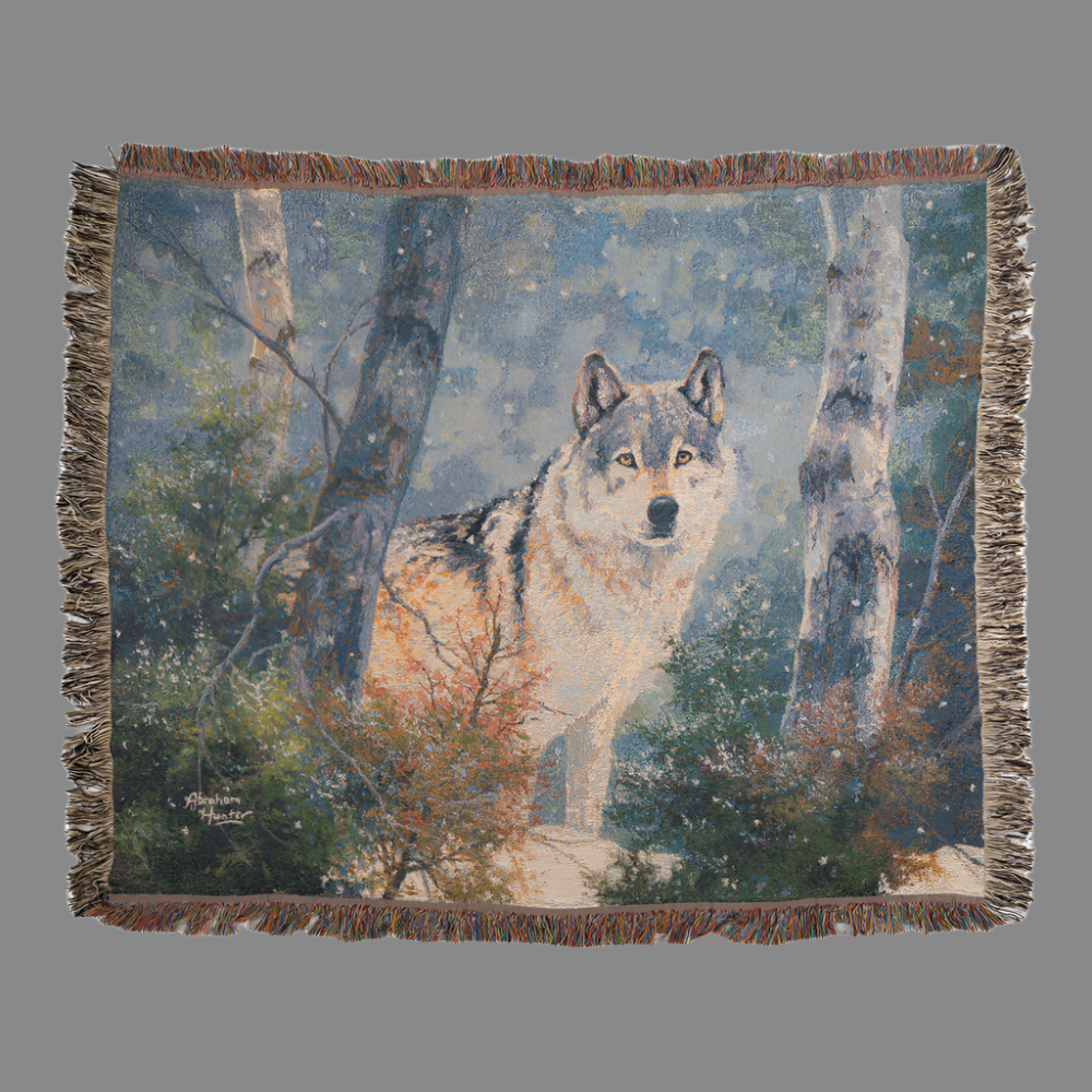 Snowy Silence Tapestry Throw 60x50 Woven Throw