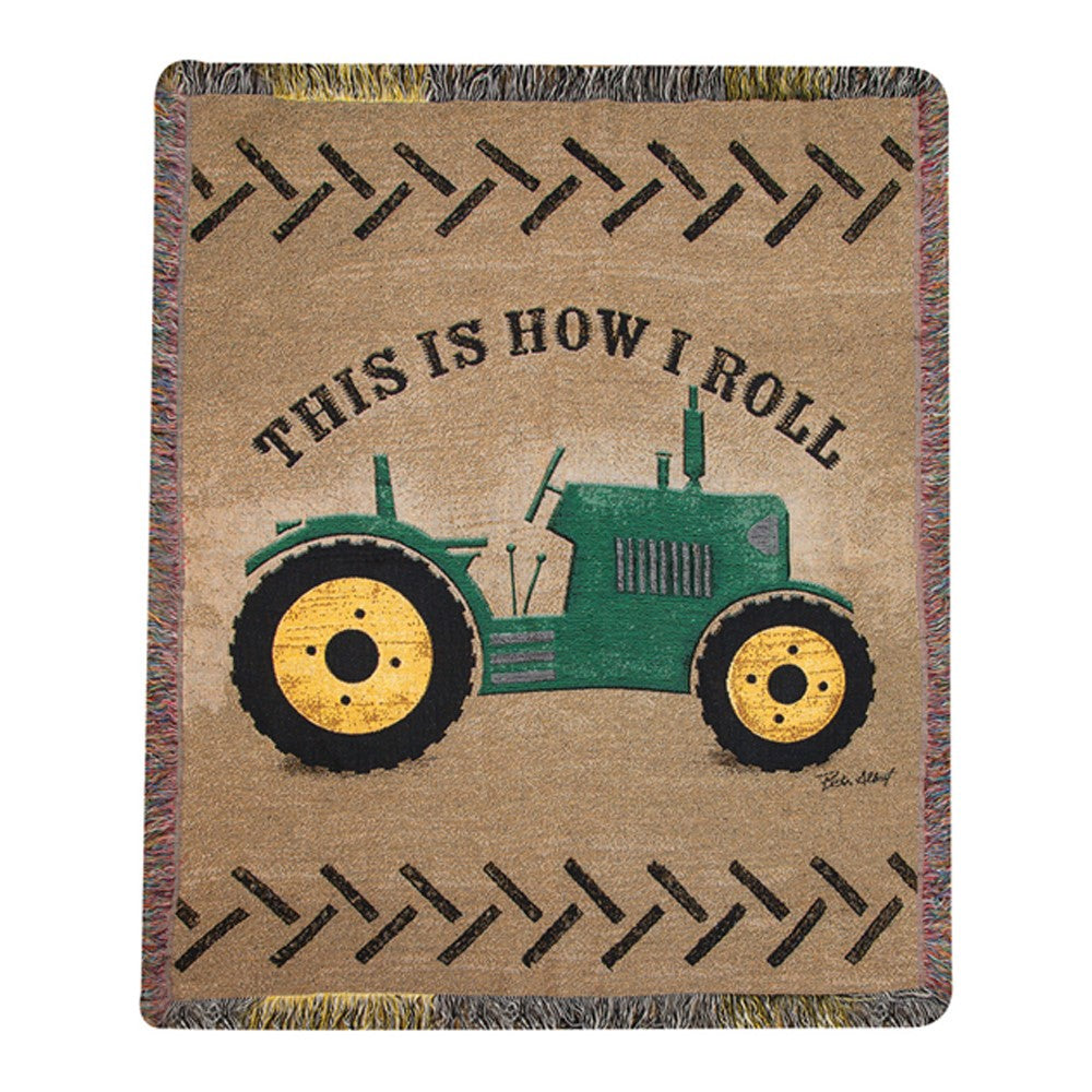 This Is How I Roll Tapestry Throw 50"x60" 100% Cotton