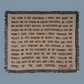 The Lord Is My Shepherd Tapestry Throw 60x50 Woven Throw