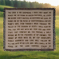 The Lord Is My Shepherd Tapestry Throw 60x50 Woven Throw