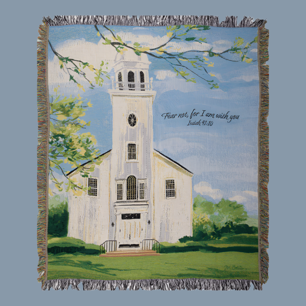 Town Square So Do Not Fear Tapestry Throw 50x60 Woven Throw