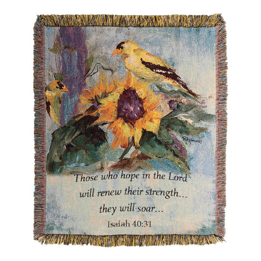 Those Who Hope Tapestry Throw 50x60