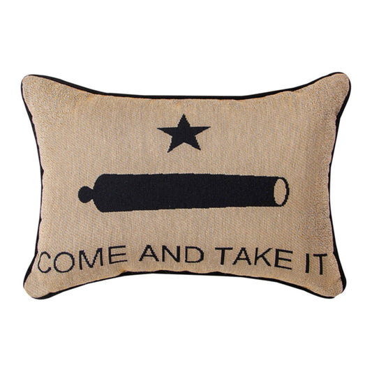 Come & Take It Rectangle Pillow 13"x18" Throw Pillow