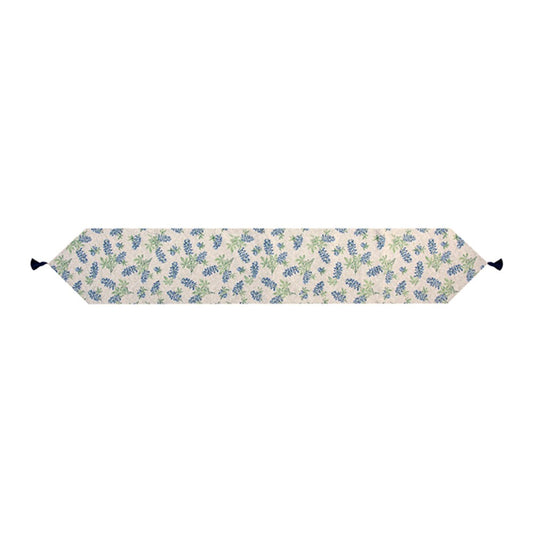 Texas Bluebonnets Runner 72 inch Table Runner