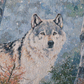 Snowy Silence Tapestry Wall Hanging 36x26