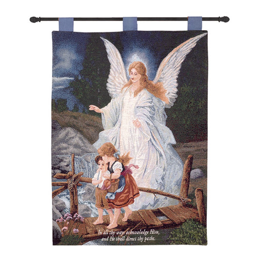Direct Thy Paths Tapestry Wall Hanging 26x36 inch Tapestry with Rod