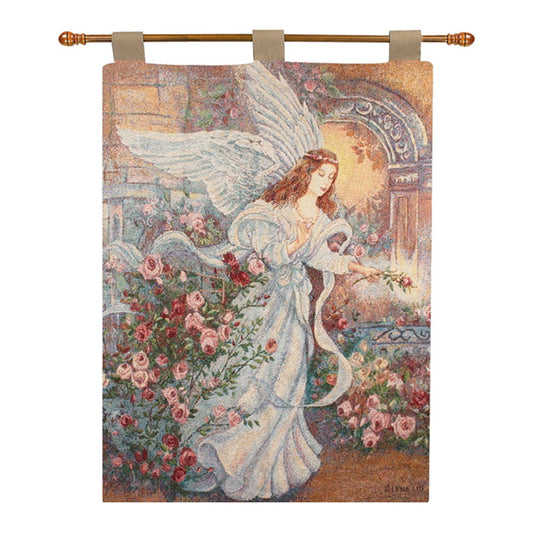 Angel of Love Tapestry Wall Hanging 26x36 inch Tapestry with wooden hanger