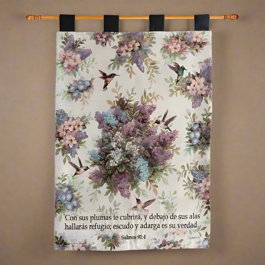 Whisper Wings Tapestry Wall Hanging - Spanish 26x36