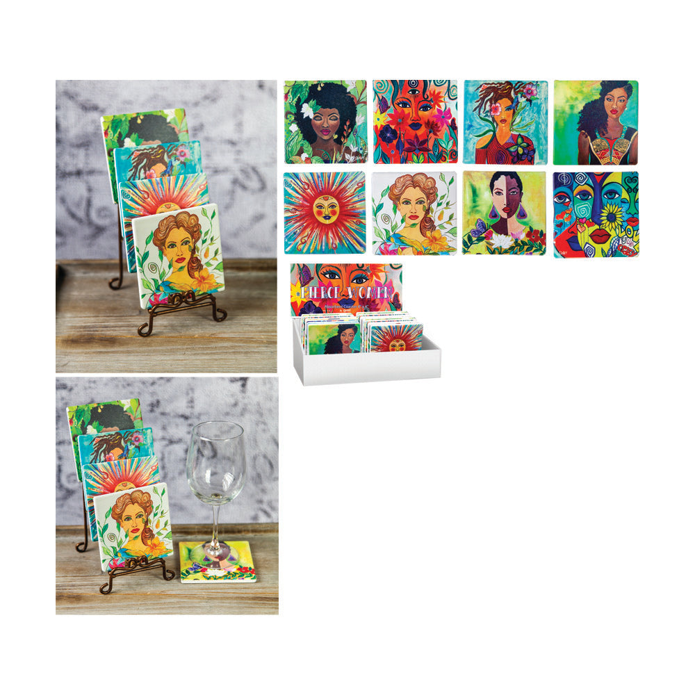 Fierce Women Coaster Set of 32