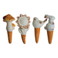 Terracotta Flower Friends Assorted set of 12