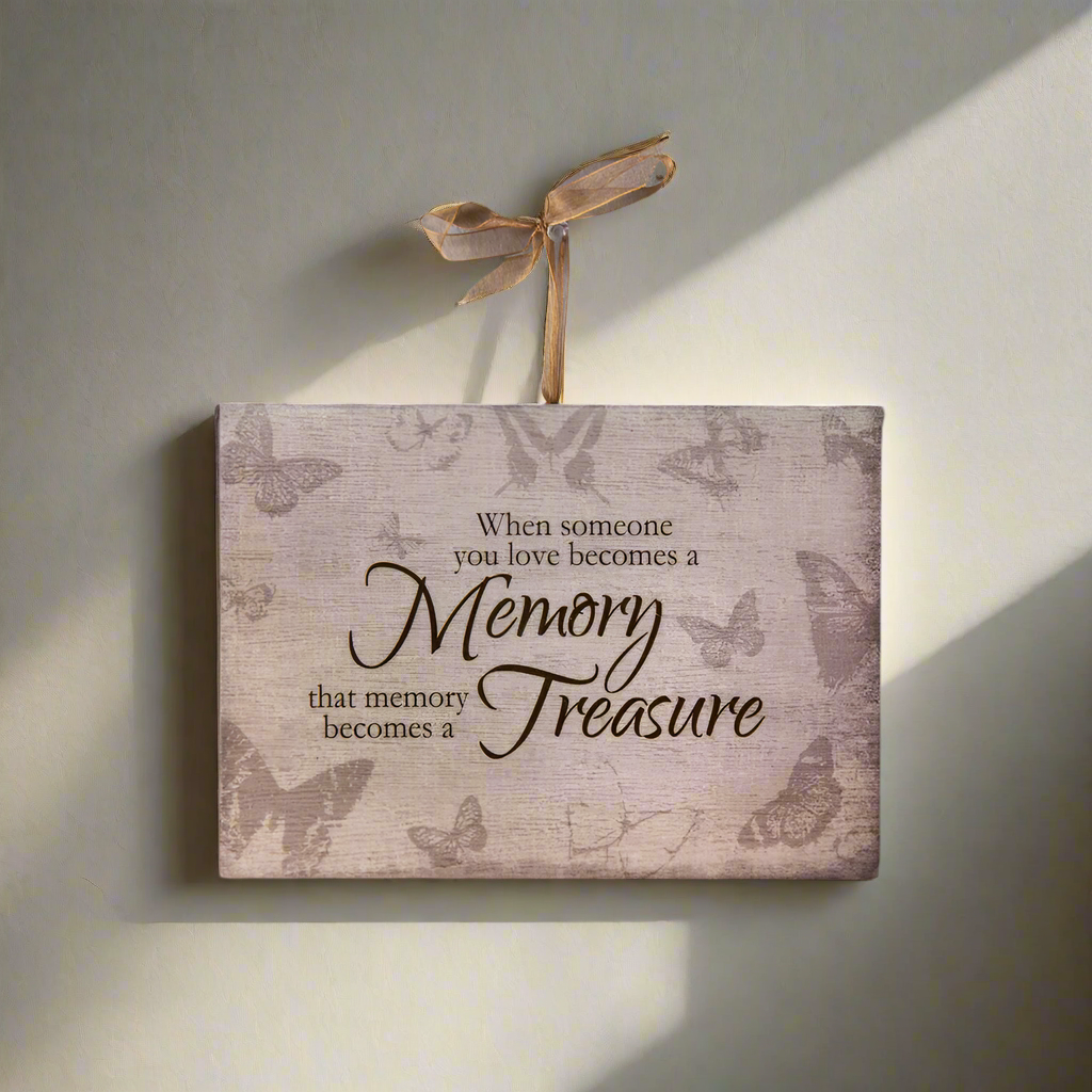 Memory Ceramic Inspirational Plaque