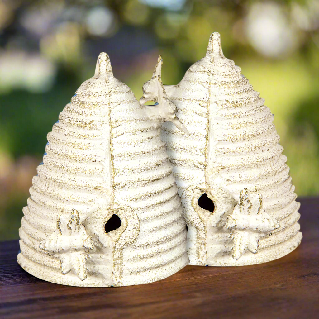 Beehive Cast Iron Bookends Set of 2