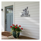 Baryard Metal Welcome Sign 18.75x17