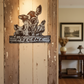 Baryard Metal Welcome Sign 18.75x17