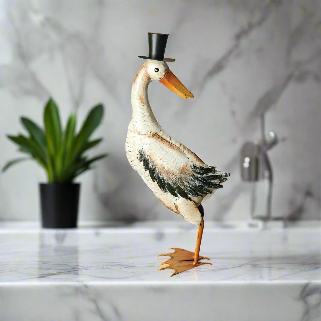 Metal Tophat Duck